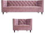 Divano Rosa Completo Divano A Tre Posti Poltrona Di Design Mobili Moderni Chesterfield