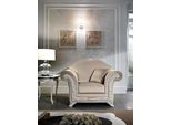 Poltrona Lusso Classico Monoposto Legno Beige Poltrona Soggiorno Italia
