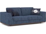 Soggiorno Blu Divano A Due Posti Divano Moderno Design Tessuto Divano Tessile