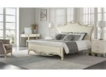 Design Camera Da Letto Letti Tessile Rivestimento Di Lusso Sedile Tessuto Beige Mobili Nuovo