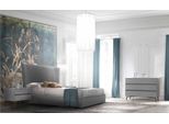 Lusso Letto Camera Da Letto Mobili Di Design Letto Matrimoniale Grigio Tessile Letti Legno Nuovo