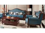 Chesterfield Suite Classica In Pelle Barocco Rococò Divano Divano Set 3+1