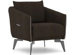 Poltrona Nera Soggiorno Design Moderno Tessile Mobili Imbottiti Di Lusso