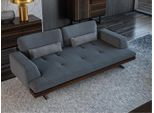 Divano Grigio Di Design Divano A Tre Posti Soggiorno Di Design Arredamento Moderno