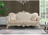 Divano A Tre Posti Divano A 3 Posti In Tessuto Divano Imbottito In Tessuto Beige Chesterfield