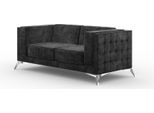 Divano 2 Posti In Tessuto Divano Tessile Due Posti Design Moderno Sedile Imbottito Divani