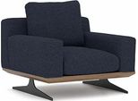 Poltrona Moderna Arredamento Di Design Poltrona Di Lusso In Tessuto Imbottito Nuovo