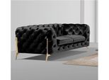 Divano Chesterfield Di Design A 2 Posti Divano In Velluto Imbottito In Tessuto Divani A Due Posti Nuovo