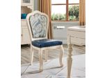 Sedia Sedie Design Poltrona Legno Rivestimento Classico Mobili Sala Da Pranzo Legno Vero