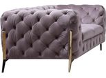 Design Divano Chesterfield 2 Posti Divano Imbottito Tessile Divani Velluto Nuovo Due Posti