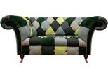 Divano Moderno Multicolore Divano A Due Posti In Tessuto Salotto Mobili Chesterfield