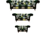 Set Di Divani Multicolore 3 Pezzi Mobili Di Design Divani Divani Poltrone Moderne Chesterfield