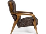 Lusso Poltrona Seduta Soggiorno Tessuto Poliestere Stile Moderno Design Nuovo