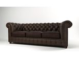 Divano Chesterfield Classico Divano 3 Posti Divani Tappezzeria Tre Posti Nuovo