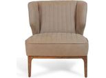 Poltrona Beige Seduta Di Design Divano Soggiorno Moderno Mobili Imbottiti Nuovo