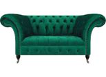 Divano Chesterfield Divano A Due Posti Verde Arredamento Soggiorno Divano Imbottito