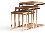 Tavolino Moderno Completo A 3 Pezzi Per L'arredamento Del Soggiorno Di Design