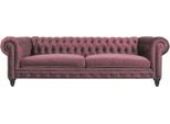 Chesterfield Mobili Creativi Tessuto Rosa Divano Soggiorno Moderno Tre Posti