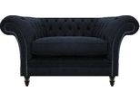 Soggiorno Blu Poltrona Di Design Chesterfield Poltrona Imbottita Arredamento