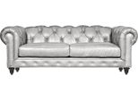 Marrone Chiaro Tre Posti In Pelle Chesterfield Soggiorno Design Divano Chesterfield Nuovo