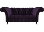 Lusso Divano Tre Posti Viola Mobili Imbottiti Soggiorno Divano Chesterfield Nuovo