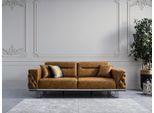 Divano 3 Posti Soggiorno Design Arredamento Stile Moderno Nuovo Marrone Lusso