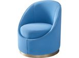 Poltrona Blu Design Hotel Lounge Club Poltrone Imbottite Soggiorno Arredamento Moderno