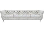 Divano In Pelle Di Design A Quattro Posti Divano Chesterfield Imbottito Soggiorno