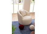 Poltrona Moderna Bianco Soggiorno Sedute Tessile Design Mobili Lounge Club