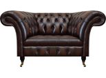 Lusso Nuovo Sedile Soggiorno Marrone Poltrona Arredamento Mobili Imbottiti Chesterfield