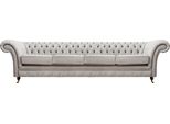 Lusso Nuovo Divano Chesterfield Divano A Quattro Posti Mobili Imbottiti Tessile Soggiorno