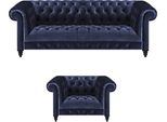Poltrona Chesterfield Completa Divano Grigio Divano A Tre Posti Soggiorno Nuovo