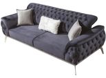 Divano 3 Posti Soggiorno Design Di Lusso Chesterfield Mobili In Stile Italiano