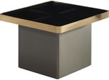 Tavolino Nero Soggiorno Legno Vetro Nuovo Design Moderno Mobili Lusso Tavolo