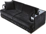 Divano Chesterfield A Tre Posti Divani Neri Divani In Pelle Tessile Divani Mobili Nuovi