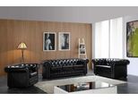 Chesterfield Divano In Pelle Divano Divano Imbottito Set Di Sedili Imbottiti Set Di Imbottiti 3+2 Posti