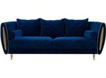 Design Blu 3 Posti Relax Divani Divano Imbottitura Tessile Divano Tessuto Divani In Tessuto