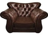 Poltrona Di Lusso In Pelle Salotto Mobili Imbottiti Seduta Imbottita Chesterfield