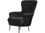 Poltrona Di Design Tessile Soggiorno Nero Monoposto Poltrona Di Lusso Imbottita