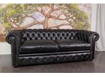Divano Chesterfield Divani Imbottiti Divano Classico In Pelle Tessile 3 Posti Nuovo - 290