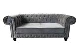 Divano Chesterfield Divano Tappezzeria Designer 3 Posti Set Divani Nuovo Chester 2
