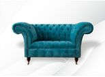 Poltrona Chesterfield Divano Tv Divano A 1 Posto Rivestimento In Tessuto Divani In Tessuto Turchese