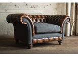 Poltrona Chesterfield Televisione Design Tappezzeria Divano Divano Chesterfield Tessile Nuovo F1