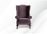 Chesterfield Wing Chair Poltrona Chaise Relax Television Divano 1 Posto Rosso Antico