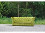 Divano Chesterfield 2 Posti Imbottitura Tessile Velluto Divano Seduta Soggiorno Nuovo