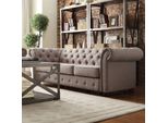Nobile Divano In Tessuto Divano Chesterfield Imbottito Seduta Lounge Club Divani In Pelle 3 Posti