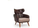 Divano Monoposto Divano Poltrona Wing Chair Tappezzeria Arredamento Televisione Relax