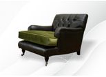 Poltrona Chesterfield Design Divano Imbottito Divani Tessili Di Lusso 1 Posto Lounge
