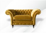 Poltrona Chesterfield Divano In Tessuto Divano In Tessuto Divani Divani Club Lounge Giallo Nuovo