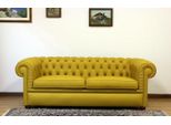 Divano Chesterfield Divano In Pelle Divani Divani Imbottiti Sedile Set 3 Posti Nuovo